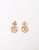 Chanel CC Gold Drop Earrings