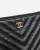 Chanel Chevron Clutch Bag