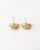 Chanel Camelia Gold-toned Earrings