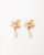 Chanel Flower Pearl Drop Clip-on Earrings