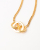 Celine Macadam Rhinestone Necklace