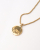 Christian Dior Medallion Gold-toned Necklace