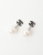 Chanel CC Rhinestone Pearl Earrings