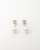 Chanel CC Rhinestone Pearl Drop Earrings