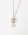 Chanel Coco Mark Pearl Charm Necklace