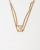 Celine Triomphe Suspender Necklace