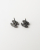 Chanel CC Black Rhinestone Earrings