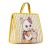 Gucci AB Gucci White with Yellow Canvas Fabric Yuko Higuchi Childrens Tote Italy