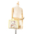 Gucci AB Gucci White with Yellow Canvas Fabric Yuko Higuchi Childrens Tote Italy