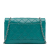 Chanel B Chanel Blue Turquoise Calf Leather Crumpled skin Bi Quilted Vintage Full Flap France