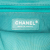 Chanel B Chanel Blue Turquoise Calf Leather Crumpled skin Bi Quilted Vintage Full Flap France