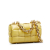 Bottega Veneta B Bottega Veneta Yellow Calf Leather skin Intrecciato Padded Chain Cassette Satchel Italy