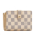 Louis Vuitton B Louis Vuitton White Damier Canvas Canvas Damier Azur French Purse Wallet France