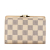 Louis Vuitton B Louis Vuitton White Damier Canvas Canvas Damier Azur French Purse Wallet France