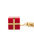 Louis Vuitton B Louis Vuitton Gold Gold Plated Metal Gift Box Charm Key Ring France