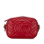 Gucci B Gucci Red Calf Leather Mini GG Marmont Matelasse Crossbody Italy