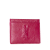 Saint Laurent AB Yves Saint Laurent Pink Hot Pink Patent Leather Leather Monogram Card Holder Italy