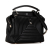 Fendi B Fendi Black Calf Leather Small Dotcom Click Satchel Italy