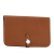 Hermès AB Hermès Brown Calf Leather Togo Dogon Duo Wallet France