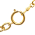 Chanel B Chanel Gold Gold Plated Metal CC Station Pendant Necklace France