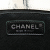 Chanel B Chanel Gray with Black Canvas Fabric Camellia Printed Shopper Tote Italy