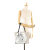 Chanel B Chanel Gray with Black Canvas Fabric Camellia Printed Shopper Tote Italy