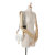 Christian Dior AB Dior White Canvas Fabric Mini Oblique Saddle Italy