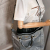 Prada Vitello Shine Tote Bag Grey