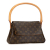 Louis Vuitton B Louis Vuitton Brown Monogram Canvas Canvas Monogram Looping Mini France