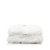 Chanel AB Chanel White Fur Natural Material CC Crystal Embellished Faux Round Crossbody Italy