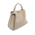 Fendi B Fendi Brown Beige Calf Leather Medium Peekaboo Iconic Essentially Satchel Italy