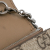 Gucci B Gucci Brown Beige Coated Canvas Fabric GG Supreme Dionysus Chain Wallet Italy