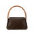 Louis Vuitton B Louis Vuitton Brown Monogram Canvas Canvas Monogram Looping Mini France