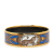 Hermès AB Hermès Blue with Gold Enamel Other Wide Grand Apparat Bangle 65 Austria