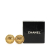 Chanel AB Chanel Gold Gold Plated Metal CC Clip On Earrings France