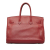 Hermès B Hermès Red Calf Leather 2010 Clemence Birkin 35 France