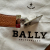 Bally Double face leather B Buckle