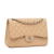 Chanel B Chanel Brown Light Beige Lambskin Leather Leather Jumbo Classic Lambskin Double Flap Italy