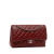 Chanel AB Chanel Red Dark Red Caviar Leather Leather Jumbo Classic Caviar Double Flap Italy