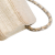 Chanel B Chanel Brown Beige Coated Canvas Fabric CC Coated Tweed Wallet On Chain Italy