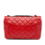 Chanel B Chanel Red Calf Leather CC Crinkled skin Chain Flap Italy