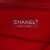 Chanel B Chanel Red Calf Leather CC Crinkled skin Chain Flap Italy