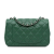 Chanel B Chanel Green Lambskin Leather Leather Mini Rectangular Classic Lambskin Single Flap France