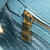 Prada B Prada Blue Light Blue Saffiano Leather Medium Galleria Satchel Italy