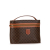 Celine B Celine Brown Coated Canvas Fabric Macadam Vanity Bag Italy