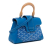 Goyard AB Goyard Blue Coated Canvas Fabric Mini Goyardine Saigon Souple France