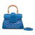 Goyard AB Goyard Blue Coated Canvas Fabric Mini Goyardine Saigon Souple France