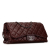 Chanel B Chanel Red Bordeaux Lambskin Leather Leather Maxi Lambskin 3 Accordion Flap Italy