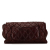 Chanel B Chanel Red Bordeaux Lambskin Leather Leather Maxi Lambskin 3 Accordion Flap Italy