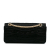 Chanel B Chanel Black Satin Fabric Reissue 2.55 Croc Stitched East West Double Flap France